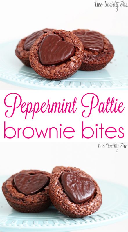 Peppermint Pattie Brownies - Two Twenty One