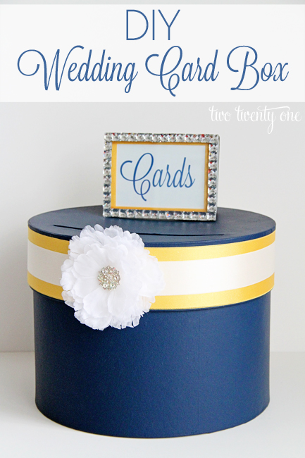 DIY Wedding Card Box Two Twenty One