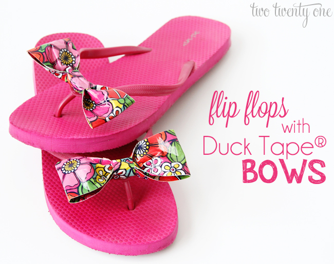 flip flops with bows