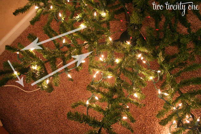 Put extra Christmas tree branches to good use with this DIY