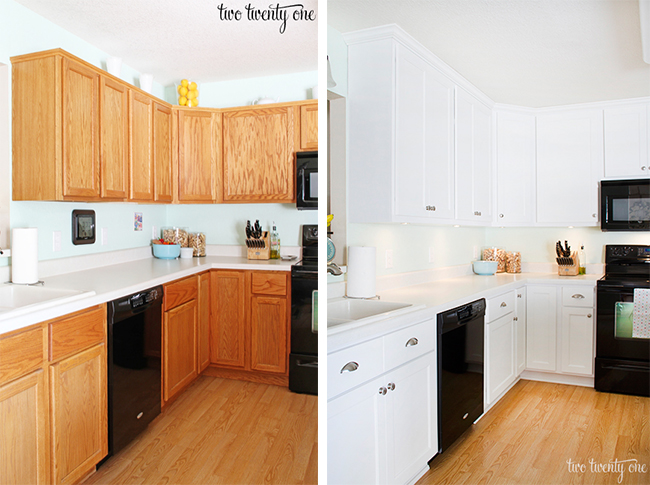 Kitchen Cabinets Before And After 