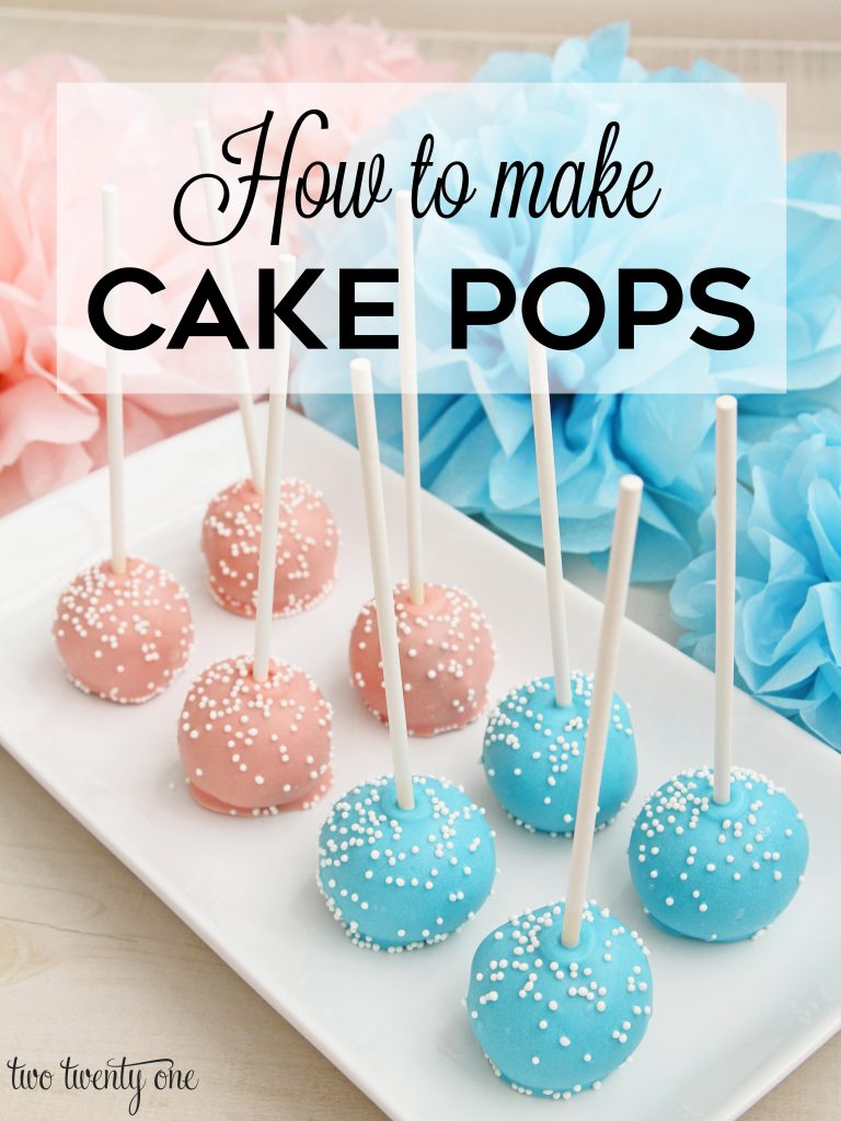 How to Make Cake Pops, Cake Pops Recipe