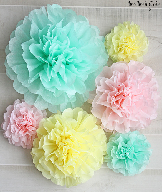 How To Make Tissue Paper Pom Poms Easily! - All Things Mamma