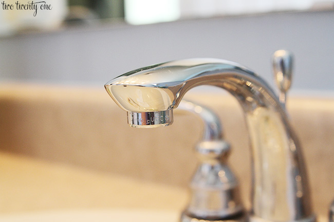 How to clean bathroom and kitcken taps - Clean Hard water deposits