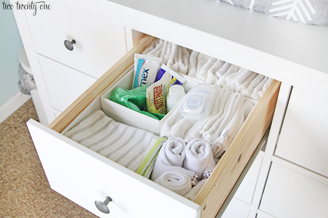 drawer organizer nursery