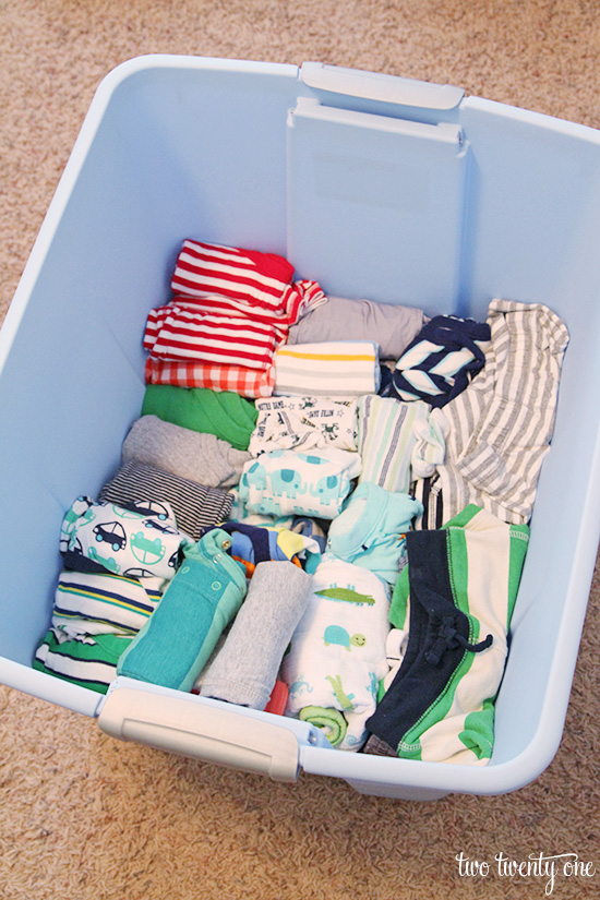 How to REALLY Store Outgrown Kid & Baby Clothes - The Homes I Have Made