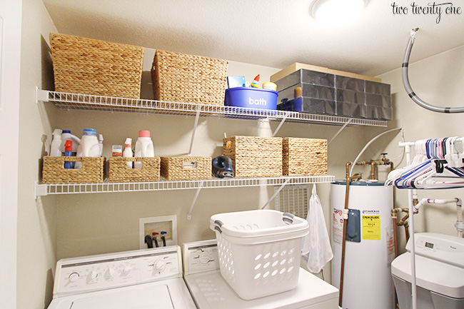 Laundry Room Reveal Part 2: Organizing A Deep Laundry Cabinet