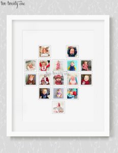 heart shape photo collage online