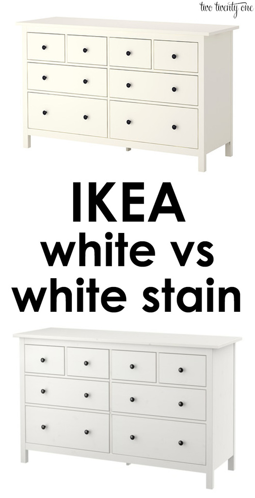 Grappig Elastisch auteur Difference Between IKEA White and IKEA White Stain