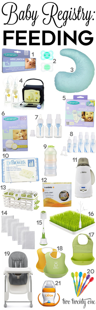 Checklist: Baby's Feeding Supplies
