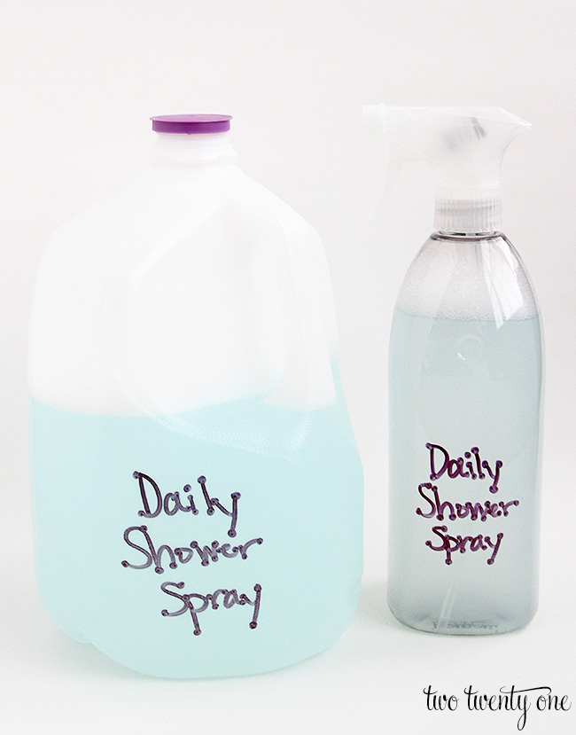 DIY Daily Shower Spray - Inexpensive and Effective