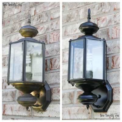 Updated Outdoor Garage Lights