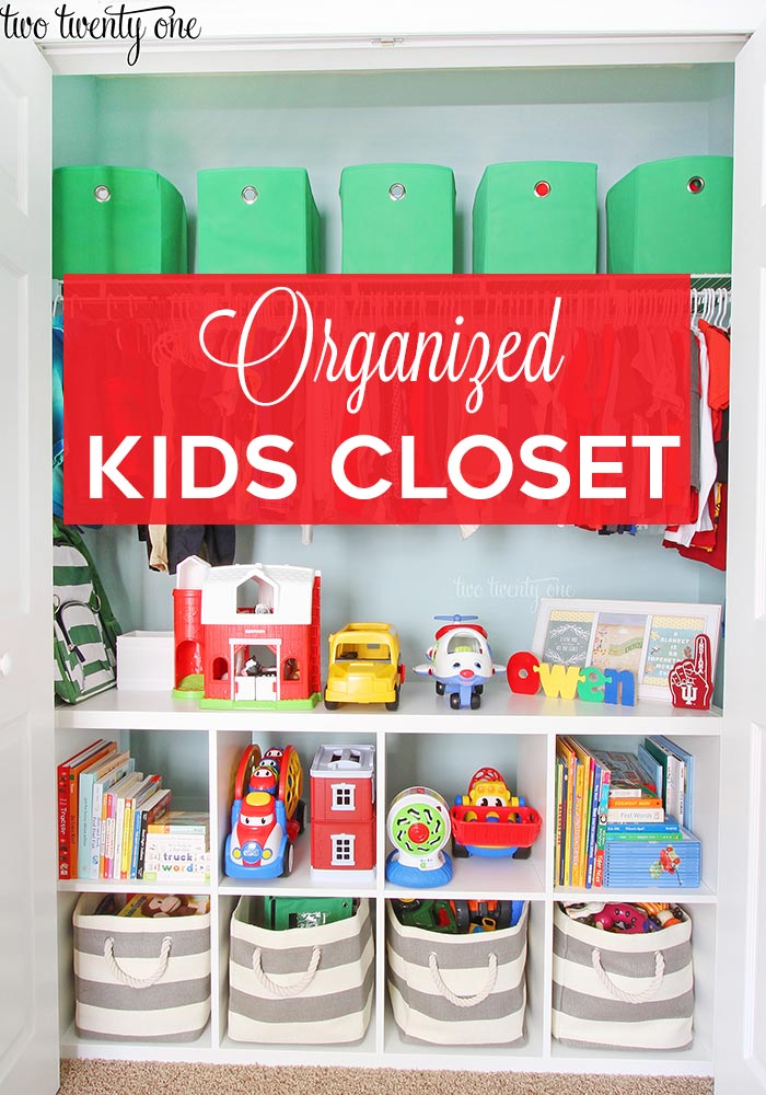 closet toy organization