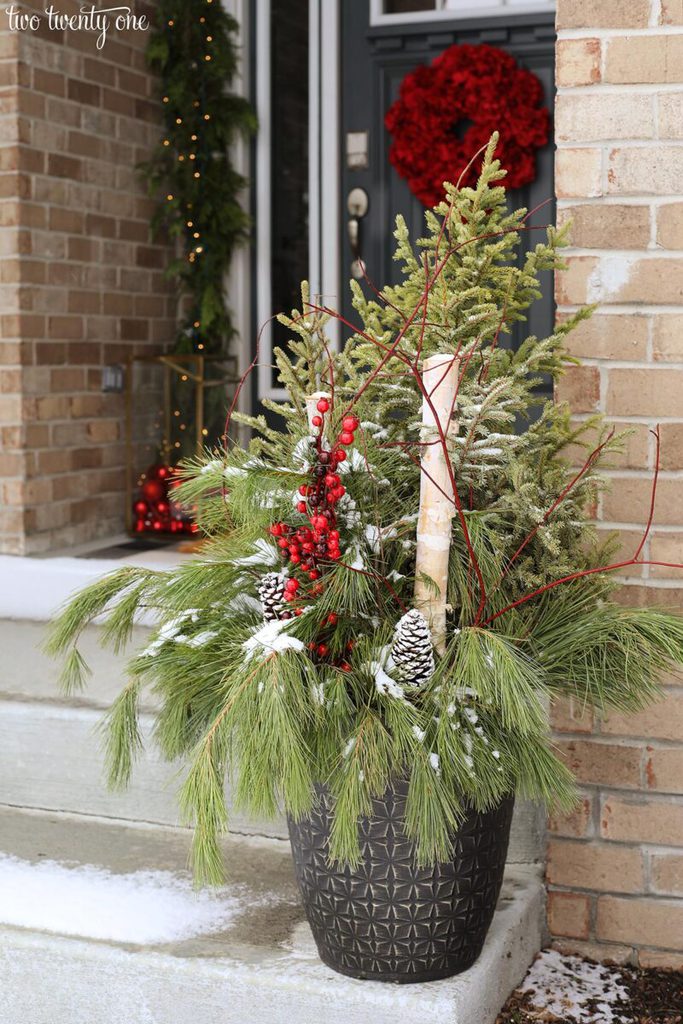 Front Porch Christmas Decorations