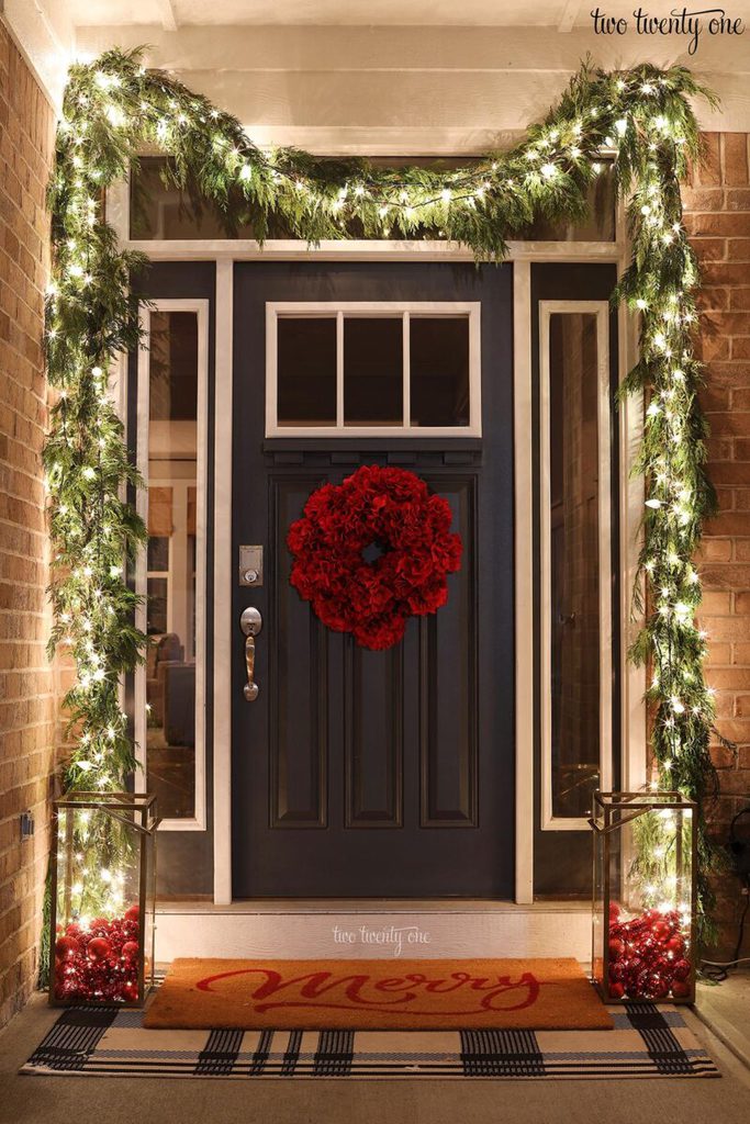 Front Porch Christmas Decorations